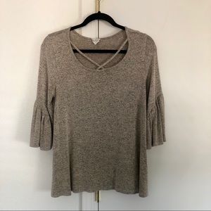 Knit blouse
